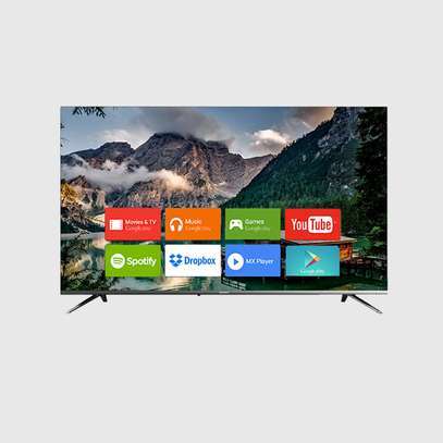 50 inch skyview smart uhd 4k android led tv frameless netflix youtube inbuilt apps