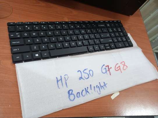 HP 250 G7 255 G7 15-DA Keyboard with backlit image 1