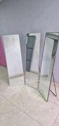 Unbreakable full length mirror with metallic frame image 3