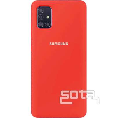 Silicone Cover High Quality  with Soft-Touch Back Protective Case for Samsung A51 A71 A31 image 5