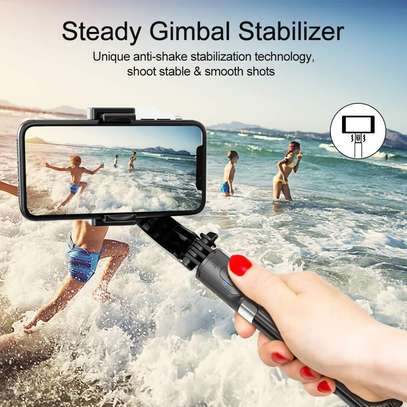 Tripod selfie Stick Folding Gimbal image 3
