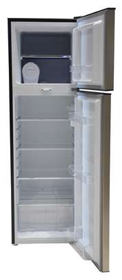 Mika Refrigerator, 168L, Direct Cool, Double Door, Silver Brush image 2