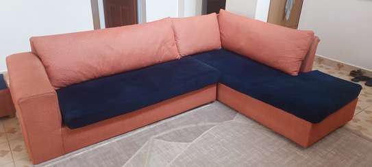 Sectional L Seat Sofa + Balcony Lounge bed image 4