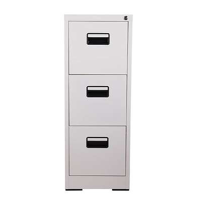Fintech 3-Drawer Metallic Filing Cabinet image 2