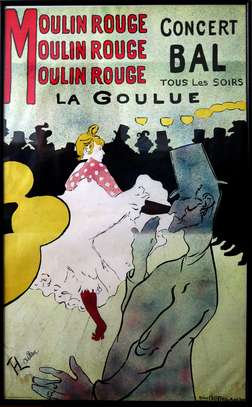 MOULIN ROUGE LA GOULUE(1891) POSTER FRAMED image 1