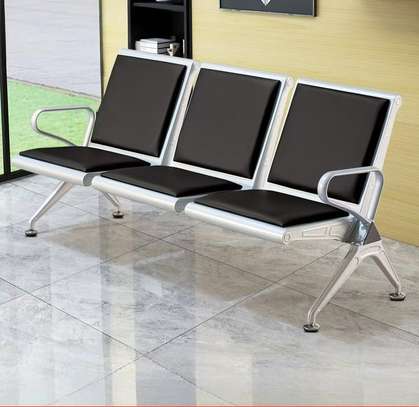 3 Seater Aluminum Strong Reception Waiting Bench image 8