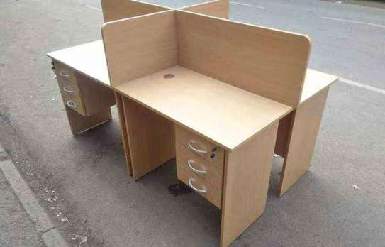 4-Way Office Working Station Desk image 3