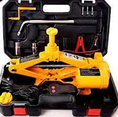 Car Jack 3 In 1 - Electric Car Jack, Air Compressor & Wrench image 1