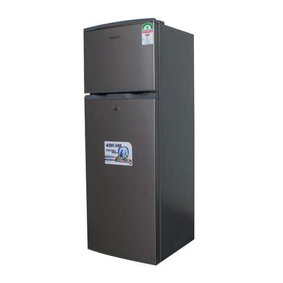 Bruhm BFD 200MD – Double Door Refrigerator, 220L – Inox image 1