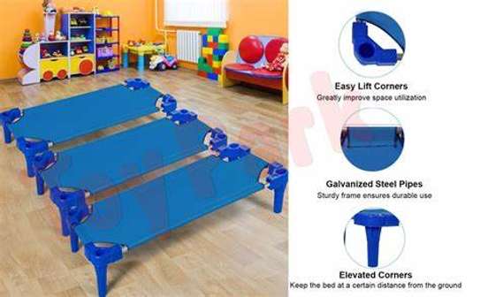 Durable Kindergarten Portable bed cot image 5
