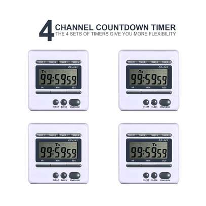 4-Channel Digital Lab Timer