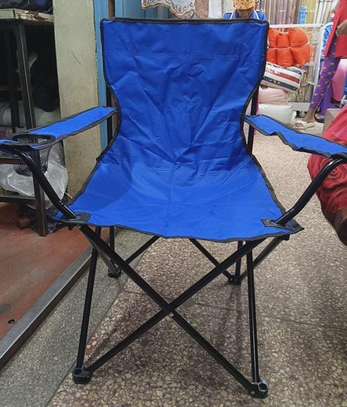 Adult camping chair with cup holder image 1