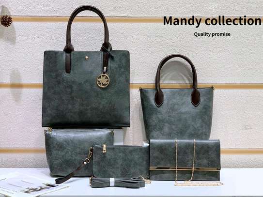 Fancy Fashion Leather Handbags 4 piece 
Ksh.2899 image 1
