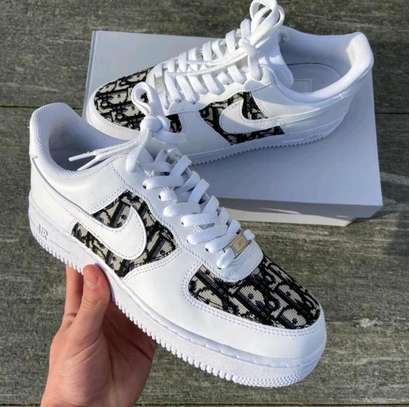 Leather Airforce 1 Dior 💯🔥

Size 40-45 image 1