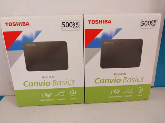 Toshiba Canvio Basics 500GB External USB 3.0 Portable Hard image 2
