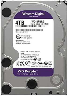 Western Digital 4TB Purple Surveillance HDD(selead). image 1