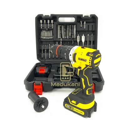 Dewalt 88Vmax Cordless Drill with Impact Hammer and Bits image 3