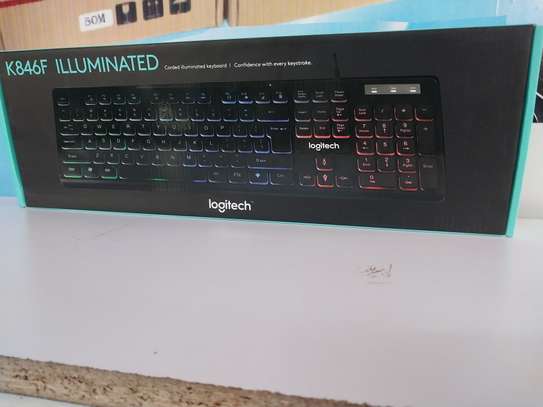Logitech K846F Corded Illuminated Keyboard image 2