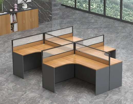 Office Workstation: Modern Two-Seater Working Station image 5