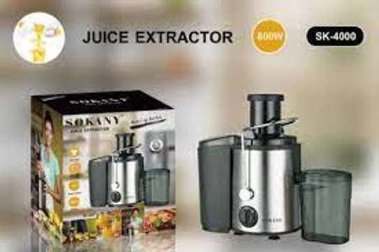 Sokany juicer 800w 220-240v for fruits and veges image 3