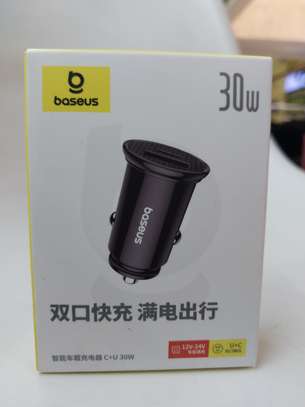 Baseus Circular A+C 30W PPS Car Charger image 3