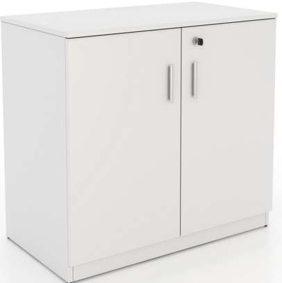 Office cabinet: Modern White Office Filing Cupboard image 4