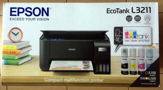 Epson l3211 ink tank printer print copy and scan. image 1