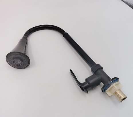 Matte Black Kitchen tap flexible Sprayer image 3