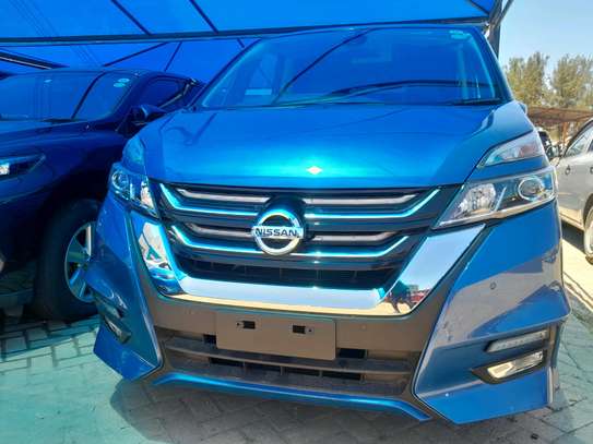 Nissan Serena highway star 🌟 hybrid blue 2017 image 2