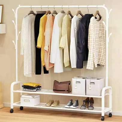 Upgraded Cloth Rack With Double Lower Storage Spaces image 2