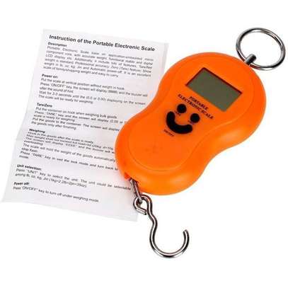 Mini Portable 50kg-Digital Hanging LED Weighing Scale image 1