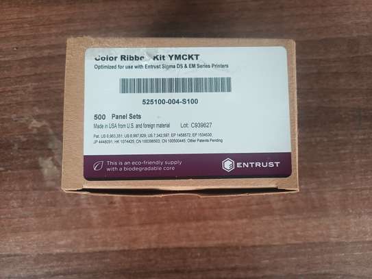 Entrust 525100-004-S100 YMCKT Full Color Ribbon for Sigma image 3