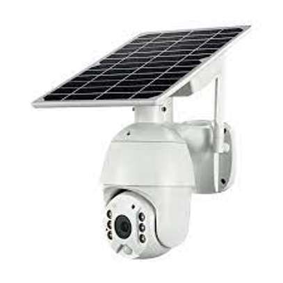 Wifi Ptz Solar Enabled Outdoor CCTV Camera image 1