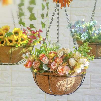Hanging basket with coco liner image 4