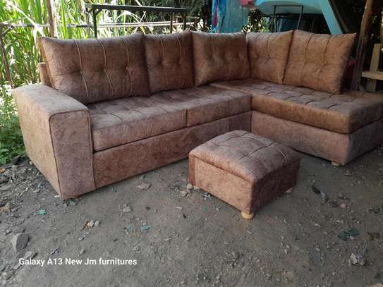 Brown 6seater sofa set on sale made by order image 2