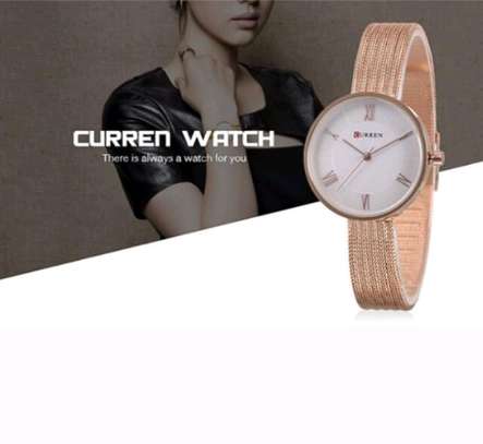 Curren quartz ultra-thim Dial luxury bracelet watch image 2