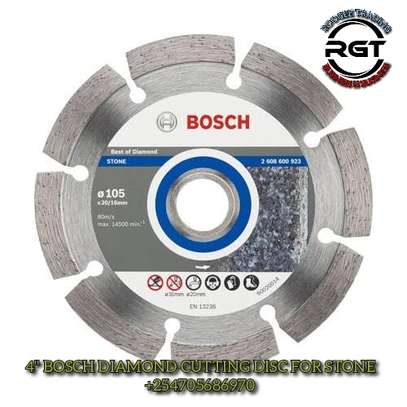 4" BOSCH DIAMOND CUTTING DISC FOR STONE FOR SALE image 1