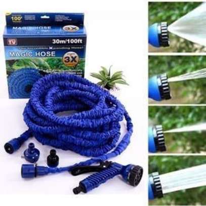 Expandable Hose Pipe 30m/100ft With A Spray Gun.. image 1