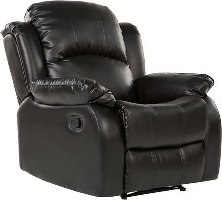 Leather Recliner Single Sofa Coach image 3