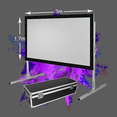 Framed Projector Screens For Hire image 1