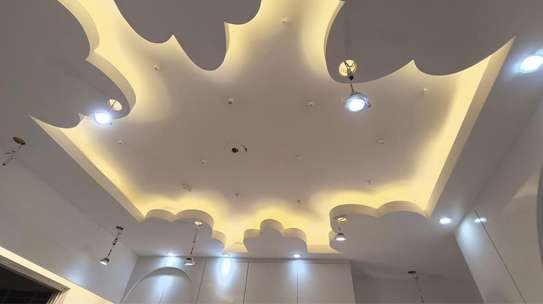 Gypsum Flower Ceiling Design In Nairobi