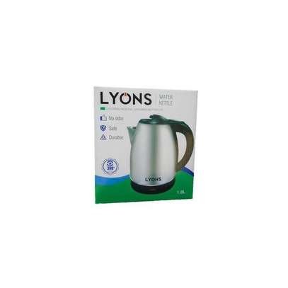 Electric Kettle - 1.8 Litres - Silver & Black image 2