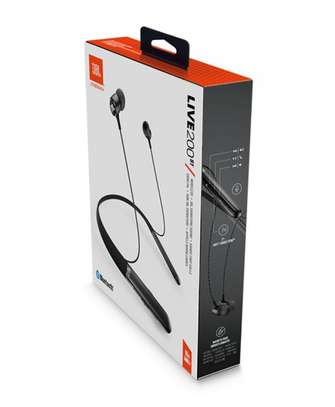 JBL LIVE 200BT Earphone Neck-Mounted Magnetic Wireless Bluetooth Music Earphone image 2