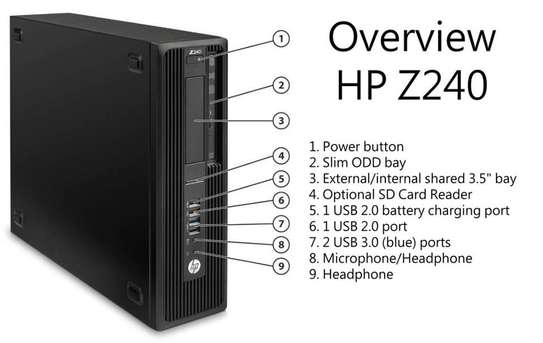 HP Z240 Workstation Core i5 8GB RAM 500GB HDD SFF image 1