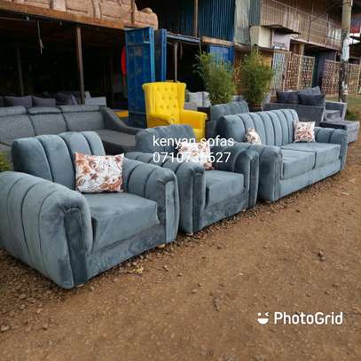 5 seater Modern Gray sofa image 1