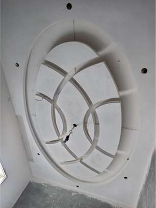 Oval crossed gypsum design in Nairobi Kenya image 1