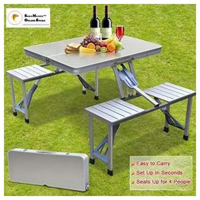 Picnic Table 4 Seats Foldable image 2