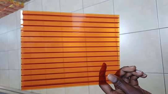 Blue Polycarbonate sheets size 5.8mtrs by 2.1 mtrs image 2