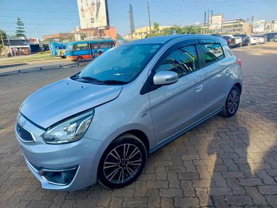 Mitsubishi mirage 2017 model fully loaded Silver Color image 3