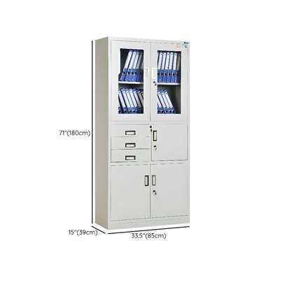 Office 2-Door Steel Storage Unit with Safe image 5